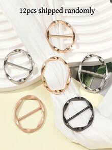 5pcs Multi-Functional Alloy Buckle Set - Versatile, Mix & Match, Shortening Tool, Corner Knot, Belt, T-Shirt Buckle, Casual Pop Culture Style - A - View 16