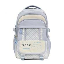 New Cute Cat Pattern Large Capacity Fashion Versatile Backpack Suitable For Multiple Occasions Back To School - Multicolor - View 5