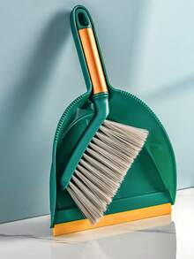 1PC Mini Dustpan And Brush Set, Small Hand‑Held Broom Dustpan Combo For Desk Table Sofa Countertop Household Cleaning - Multicolor - View 11