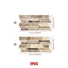 Realistic Stone Pattern On 3D Wall Panels, With A Three-Dimensional Texture Of 9.69 "* 4.72", Flexible Vinyl Tile Decals, And Self-Adhesive Interior Decoration For Kitchens, Bathrooms, And Corridors - B - View 12