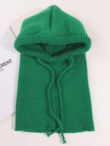 1 buah Balaclava Rajut dengan Tali Serut yang Dapat Diatur, Gaya Streetwear Keren, Fungsional, Kasual, dan Personal, Tekstur Rajut Bergaris Vertikal, Desain Bukaan Satu Sisi, Perlindungan Menyeluruh Terintegrasi untuk Kepala dan Leher, Tali Serut di Bagian Bawah untuk Penyesuaian Kekencangan, Cocok untuk Berbagai Lingkar Kepala, Efektif Menghalangi Angin Dingin, Cocok untuk Bersepeda di Luar Ruangan Musim Dingin, Ski, Pakaian Sehari-hari, Pesta Tema, Tampilan Rapi dan Menarik, Aksesori Penutup Kepala Hangat yang Praktis dan Terintegrasi - Beraneka warna - View 9