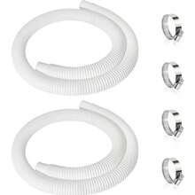 1 Set Pool Replacement Hose, Premium Anti-Kink PE Pool Filter Replacement Hose, Hose Suitable For 330 GPH, 530 GPH And 1000 GPH Filter Pumps, 1.25 Inch Diameter - 1 Set - View 8