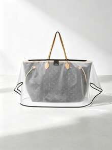 Transparent Handbag Rain Cover, Waterproof & Dustproof Protective Sleeve, Universal Handbag Raincoat, Transparent PVC Bag Cover Suitable For Daily Commute & Travel, Reusable Handbag Protective Cover, Dustproof & Stain-Resistant, Portable Bag Raincoat, Essential Travel Accessory, Perfect Gift For Bag Lovers - Multicolor - View 8