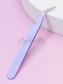 AYRMILLA 紫色睫毛套組，包含 5 把睫毛刷和 1 把鑷子，完整便捷的睫毛捲翹與護理套組，彎曲鑷子易於使用，提供睫毛鑷子與一次性睫毛刷套組 - 彩色 - 查看 10