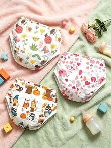 Celana Latihan Toilet Bayi Motif Kartun, Celana Dalam Belajar Menyerap Berlapis-lapis untuk Balita, Celana Pendek Latihan Popok. - MultiWarna - View 3