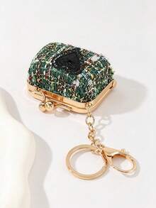 Mini Coin Purse, Portable Hanging Pouch, Exquisite Buckle Design Anti-Loss And Durable, Suitable For Commuting, Shopping Or Dating Use - Multicolor - View 17
