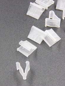 1 Pack 10/50/100/200pcs Latex Balloon Sealing Clips, V-Shaped Balloon Clips - Multicolor - View 6