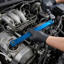 OUKANING Offset Extension Wrench, Universal Extension Wrench, Multifunctional Adapter‑Set For Auto Repair, Available In Black, Orange And Blue - Blue - View 6