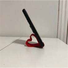Heart-Shaped Phone Stand | 3D Printed Universal Tablet Stand, Home, Office, Party Decor Desktop Storage, Suitable For Birthday, Holiday, Wedding/Birthday, Bride-To-Be Gift, Bridesmaid Gift, Bachelorette Party, Multiple Colors Available - Multicolor - View 3