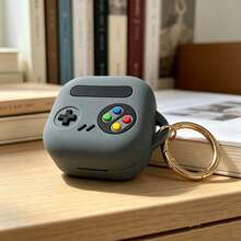 Compatible With Samsung Galaxy Buds 4 And 4 Pro Earphone Case, Silicone Soft Shell Material, Game Console Design Elements, Classic Retro Game Console Earphone Protective Case. - Multicolor - View 13
