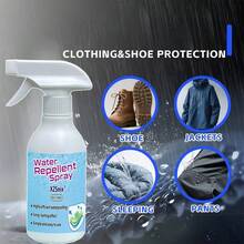 Bình xịt chống nước và chống bám bẩn cho giày & quần áo 100ml/300ml, chất làm sạch và bảo vệ ủng da, bình xịt chăm sóc giày & quần áo cầm tay không mùi kỵ nước - CJ-383 - Xem 6