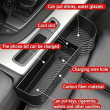 Car Seat Gap Storage Box, Multi-Functional Car Seat Storage Box, Can Store Mobile Phones, Keys, And Car Utility Accessories - A - View 4