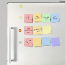 11 Mixed Color Sticky Note Pads (1100 Sheets), Creative Easy-Stick Notes, Suitable For Office, School And Student Use, Tearable Sticky Notes, Convenient For Students To Take Notes, Comes With Multi-Function Index Stickers, Stationery Supplies, Back To School Essentials (100 Sheets Per Pad) - Multi-color - View 4