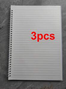 1pc/3pcs Promotion Student Stationery PP Transparent Cover Notebook Blank Notepad Square A4 A5 B5 A6 Spiral Notebook Lined Blank Notebook Paper Student Spiral Notebook - Transparent Cover Notebook - View 19