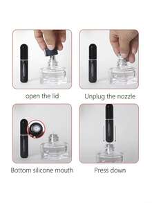 1/2 Chai xịt nước hoa mini 5ml, dễ mang theo, phù hợp cho du lịch - Nhiều màu - Xem 2