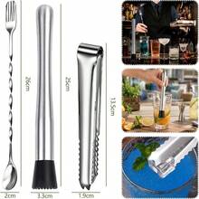 Cocktail Shaker, 3-Piece Cocktail Mixer Set - View 2