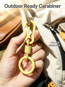 Anti-Theft Zipper Buckle, Portable Zipper Clip, Fixed Clip For Backpack And Luggage To Prevent Accidental Opening, For Travel, Camping And Outdoor Use - Multicolor - View 2