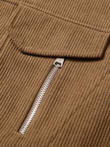 Vancamel Pulse Jaket Tebal Longgar Berlapisan Termal untuk Olahraga Luar Ruangan Pria Musim Gugur/Dingin, Mantel Serbaguna untuk Perjalanan Sehari-hari - Coffee Brown - View 7