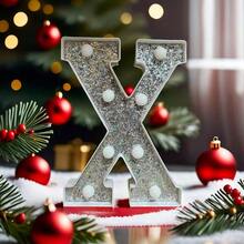 21cm/8.27in Silver Letter Light Home Decor, Wedding Birthday Party Proposal Decoration Letter & Number Light, Girls Dorm Room Decoration Light, Letter Light Sign - Warm white light - View 47