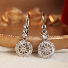 Fashionable Silver Dangle Earrings For Women, Suitable For Commuting And Daily Wear. - Silver - View 7
