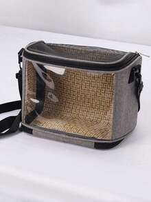 Pet Travel Portable Shoulder Carry Storage Bag, Transparent Breathable Outdoor Pet Carrier, Suitable For Hamsters, Geckos, Hedgehogs, Guinea Pigs - View 7