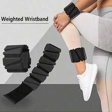 2PCS Adjustable Waterproof Silicone Wrist & Ankle Weights, Wearable Fitness Equipment, Portable Leg & Wrist Strength Training Gear - Multicolor - View 1
