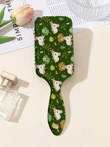 1pc Cartoon Koala Air Cushion Comb ABS Detangling Massage Brush Anti-Static Hair Care - Multicolor - View 3