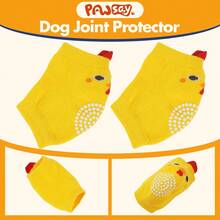 1 Pair Cute Dog & Cat Joint Protection Elbow Leg Warmers, Large Breed Pet Knee Guards For Golden Retriever Labrador Shepherd, Prevent Joint Wear - Multicolor - View 10