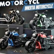 1pc Realistic Motorcycle Model Toy, Inertia Pull Back Toy Vehicle, Detailed Motorcycle Shape, Compact Mini Toy, Fun Interactive Novelty Toy For Teens & Adults (Random Color & Style) - Multicolor - View 9