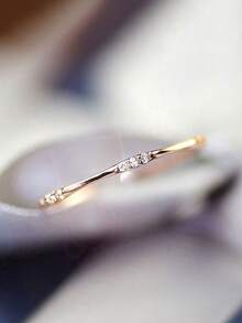Women Engagement Rings - Gold Yellow - View 1