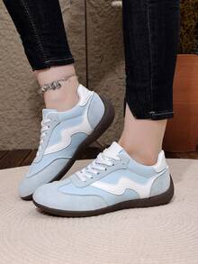 2026 New Flat Comfortable Lightweight Non-Slip Sports Casual Student Running Shoes - Baby Blue - View 6