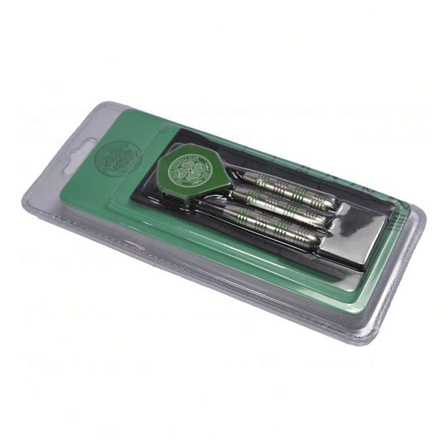 Celtic FC Dart Flights Set (Pack Of 3) - Black/Green - View 1