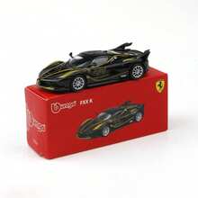 Burago 1:64 比例合金壓鑄車模 Ferrari FXX K-Black，創意口袋車模型玩具，人偶，禮物 - FXX K-Black - 查看 4