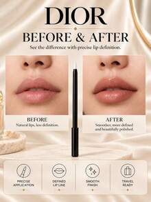 Dior Lip Brush, 10*0.8cm, Available In 1/3/5-Pack, Precise Brush Head For Smooth Application, Compact And Portable, Perfect For Daily Use And Defining Lip Shape On The Go - Black - View 8
