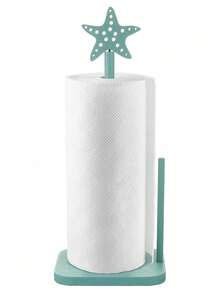 Pink Bow Paper Towel Holder, Cute Wooden Kitchen Countertop Paper Towel Rack, Bow Design Freestanding Roll Dispenser Storage Organizer, Bathroom Accessory & Apartment Home Decor - Multicolor - View 10