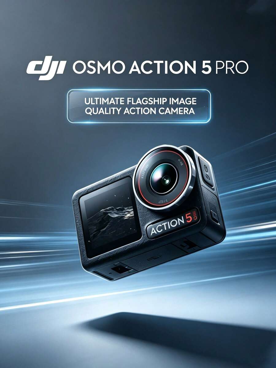 dji Osmo Action 5 Pro Ultra Flagship Action Camera 4K HD Stabilization Waterproof Outdoor Motorcycle Riding Diving Hiking Vlog Portable Camera Brand New Only Activated - View 1