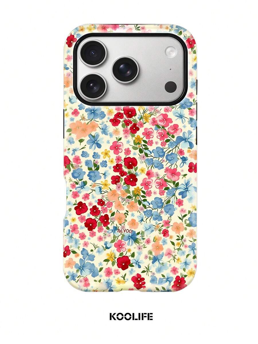 Koolife Is A Colorful And Adorable Printed Phone Case. It Features A Double-Sided Glossy Hard Shell Made Of PC + TPU Material, Providing Protection Against Scratches, Abrasion And Impact. It Is Suitable Compatible With Iphone 11, 12, 13, 14, 15, 16, 17,18/Pro/Pro Max. - Multicolor - View 1