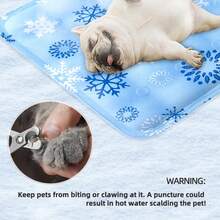 1pc Autumn/Winter Pet Hot Water Pad, Reusable Hot Water Mat, Dog Hot Water Bag, Cat Warm Pad, Pet-Specific Hot Water Pad, Pet Warm Bag, Pet Bed Warm Bag, No Power Required Pet Warm Pad, Cat Heating Pad, Pet Autumn/Winter Heating Gadget, Pet Warm Water Mat, Autumn/Winter Pet Sleeping Mat, Dog Cage Mat, Pet Supplies, Dog Supplies, Suitable For All Cats And Dogs (Recommended 40°C-45°C Warm Water, Avoid Burns) - Multicolor - View 9