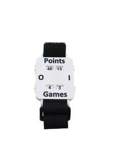 Tennis/Padel Score Wristband - Instant Score Tracker, Wrist Counter, No Memory Loss, Suitable For Singles/Doubles Matches - For Coaches, Referees, Players (White/Black) - Scorekeeping Wristband Manual Scoreboard, Portable Watch-Style Scoreboard, Badminton/Tennis/Table Tennis Match Score Counter, Adjustable Hook And Loop Strap, Small Flip Scoreboard, Outdoor Sports Training Scorekeeping Tool, Black/White Dual Color Options, Simple Manual Dial Scorekeeping Equipment - Multicolor - View 13