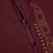 Adidas New Men's Outdoor Running Training Casual Windproof Woven Hooded Jacket - Burgundy - View 7