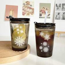 50PCS Transparent Original Snowflake Stickers, Aesthetic Stickers, High Quality Stickers Scrapbook, Decorative Paper, Journaling, Laptop, Bumper, Skateboard, Water Bottles, Computer, For Gift Bags, Envelope Seals, Party Decoration - Snowflake - View 7