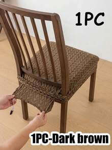Non-Slip Chair Cover, Soft Plaid Pattern, Elastic Chair Cover, Suitable For Office And Home Chairs, Beautiful High Elasticity Soft, Replaceable Old Surface, Protect Chair, Home Aesthetics, Christmas Home Decor, Chair Cover, Chair Cushion - Multicolor - View 14