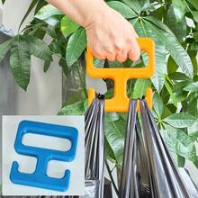 3D Printed Plastic Bag Hook Tool, Heavy Duty Portable Non-Slip Handle, Multi-Hook Mounting Device, Suitable For On-Site Storage And Hanging Plastic Bags - Multicolor - View 2