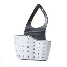 Sink Hanging Drain Basket Kitchen Sink Storage Rack Soap Sponge Drain Rack Double-Layer Hanging Basket Storage Suction Cup Kitchen Storage Rack Sink Accessories Suitable For Storing Sponges And Rags Kitchen Decoration Essentials - A - View 10