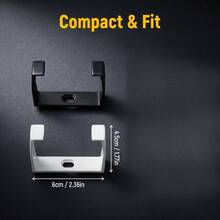 10-2pcs Power Socket Mounting Bracket, Socket Fixer, Power Strip Holder, Plug Storage Rack, Wall-Mountable With Drill Holes, Surge Protection Bracket, Sturdy Socket Organizer, Suitable For Home And Office Cable Management System, Space-Saving Storage And Fixing Device - Multicolor - View 3