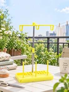 3-Roll Sewing Machine Thread Rack - Suitable For Home Embroidery, Detachable Sewing Storage Rack, Dedicated Sewing Machine Thread Rack, Suitable For Home And Handmade Sewing Studio - Multicolor - View 2