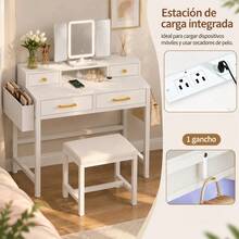 Vanities & Vanity Benches - White - View 6