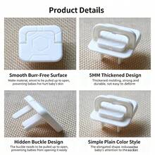 US Standard Power Outlet Protective Covers, Home Child Electric Shock Safety Plug, Compatible With US Wall Outlets, Baby Home Anti-Touch Socket Protection Accessories (12pcs) - A - View 6