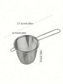 4pcs/2pcs/1pc Ultra Fine Mesh Tea Strainer, Stainless Steel Loose Leaf Tea Filter With Long Handle, Reusable Tea Infuser Basket, Suitable For Cups, Mugs And Teapots, Home & Office Kitchen Tea Brewing Accessories - Multicolor - View 4
