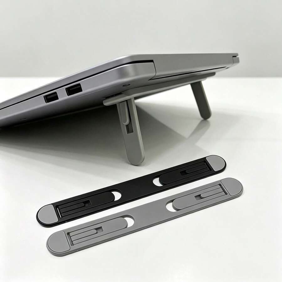 Adjustable And Foldable Laptop Stand, Keyboard Stand, Tablet Stand, Heat Dissipation Design, Adjustable Height, Improved Viewing Angle, Lightweight Material, Suitable For Home, Office, Dormitory, Car Travel | Holiday Gift